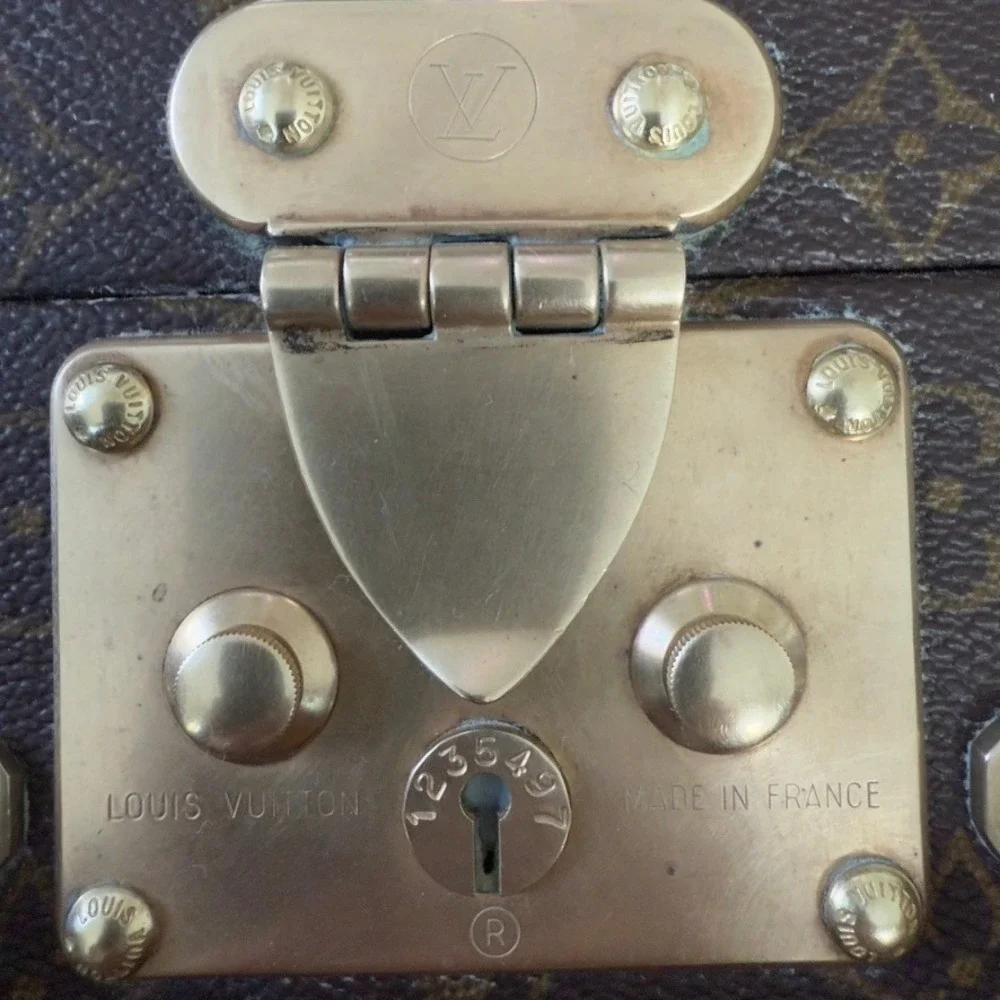 Rare Vintage Louis Vuitton Super President Luggage Monogram Made in France‎